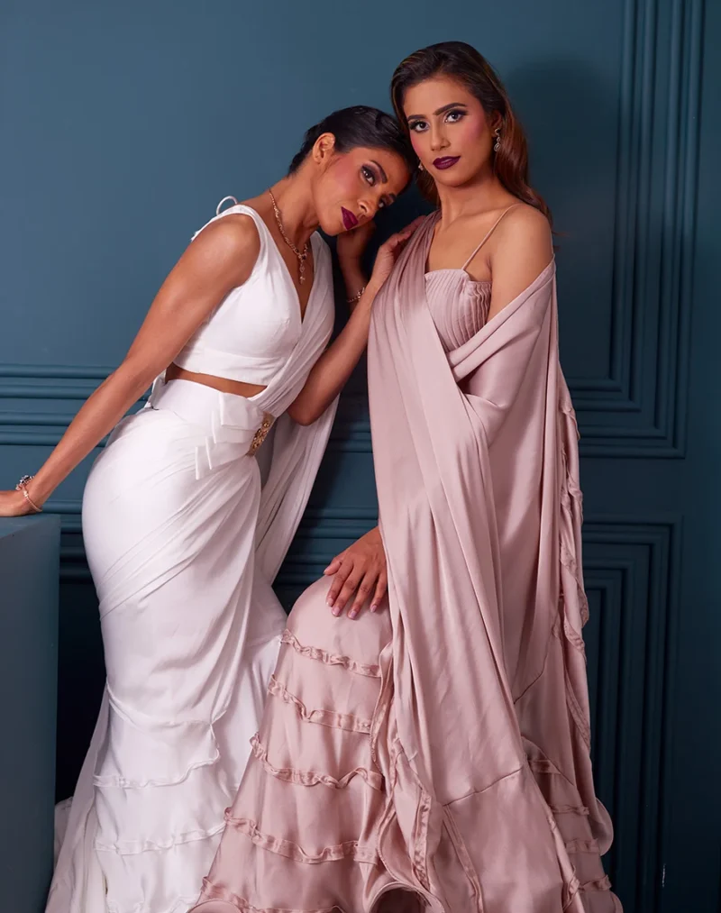 Jelena Champagne Saree Code SBSI15-05482