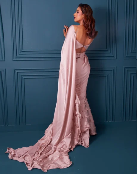 Jelena Champagne Saree Code SBSI15-05551