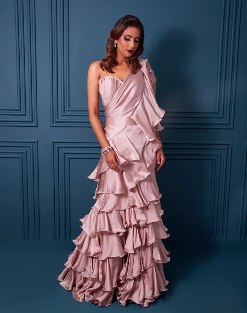 Peony Champagne. Saree Code SBSI18-05387